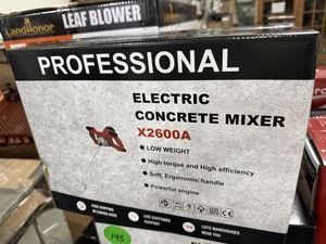 lot 136 image: Professional Electric X2600A Concrete Mixer