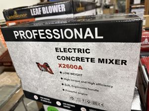 lot 141 image: Professional Electric X2600A Concrete Mixer
