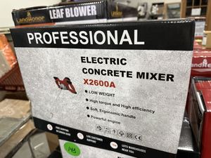 lot 142 image: Professional Electric X2600A Concrete Mixer