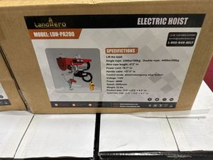lot 145 image: LandHero LDH-PA600 Electric Hoist
