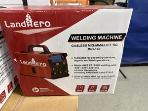 lot 146 image: LandHero Gasless MIGMMA.LIFT TIF MIG-140 Welding