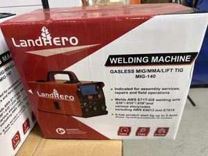 lot 156 image: LandHero Gasless MIGMMA.LIFT TIF MIG-140 Welding