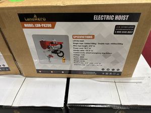 lot 160 image: LandHero LDH-PA600 Electric Hoist
