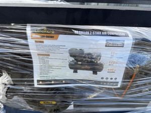 lot 164 image: LandHero LDH-GAC40Y 40 Gallon 2-Stage Gasoline