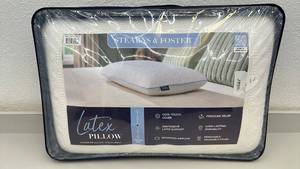 lot 63 image: Stearns & Foster Latex Pillow Standard Size Medium Feel