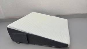 lot 99 image: CozyPoke Wedge Pillow with Removable Cover - small stain (washable cover)