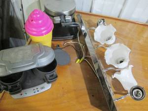 lot 241 image: Bella Flip style waffle maker, ligh...