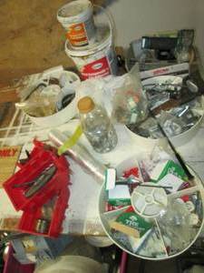 lot 252 image: Hardware bins, compartmentalized or...