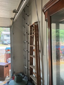 lot 33 image: Ladders Extension Ladder and Wooden Ladder