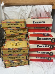 lot 60 image: King Edward and Emerson Cigar Boxes