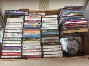 lot 69 image: Cassette Tapes and CDs  Country and Faith-Based