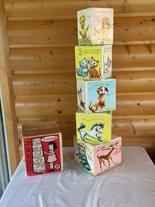 lot 111 image: Tomy Toymaster 5 Nesting Sound Blocks with Original Box