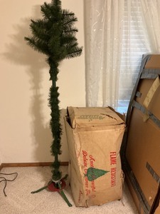 lot 149 image: Vintage Artificial Christmas Tree with Original Box