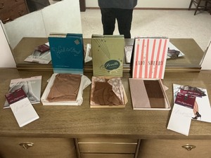 lot 152 image: New and Vintage Hosiery in Original Packaging