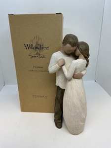 lot 158 image: Willow Tree Sculpture Promise by Susan Lordi With Box