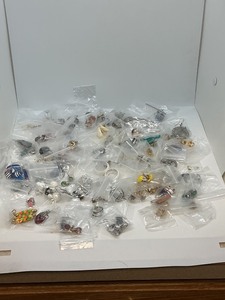 lot 192 image: Jewelry Lot With Rings, Earrings, and Other Accessories