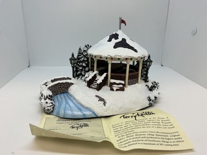 lot 196 image: Winter Memories Gazebo by Terry Redlin, Hawthorne Village
