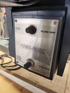 lot 1 image: Wards Powr-Kraft 10 Inch Radial Arm Saw with Stand and Table