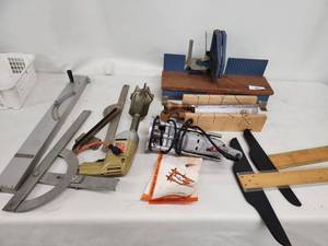 lot 39 image: Collection of Vintage and Modern Hand and Power Tools with Guide Attachments