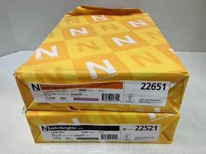 lot 80 image: Astrobrights Orange and Blue