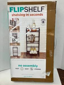 No Assembly Flip Shelf