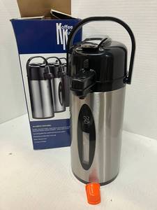 lot 2 image: Stainless Steel Airpot