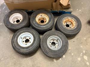 lot 13 image: 5x Used Trailer Tires