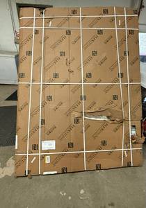 lot 17 image: Royale 36x60x80 11 Piece Easy Use Adhesive Alcove BathtubShower Wall Surround in Calypso