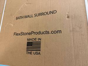 lot 27 image: Elegance 36x48x80 Alcove Shower Wall Surround in Tundra