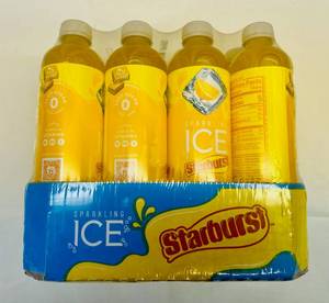 lot 270 image: 12x Sparkling Ice Starburst-Lemon