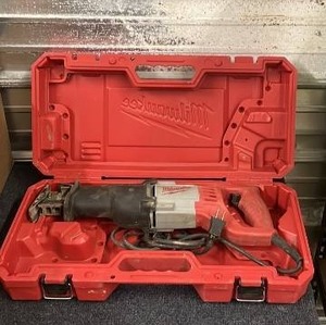 lot 37 image: Milwaukee Sawzall Reciprocating Saw with Hard Case
