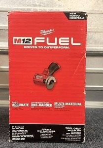 lot 38 image: Milwaukee M12 FUEL 3-Inch Cut Off Tool 2522-20 Sealed Box