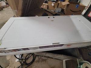 lot 141 image: 32x80 Inch Craftsman Steel 1-Panel Entry Door Right Hand Inswing