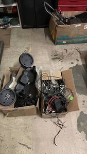 lot 165 image: ted - Lot of Harmonix Rock Band Instruments and Assorted Gaming Cables