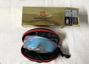 lot 182 image: Queshark Sunglasses with Protective Case and Accessories