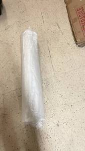 lot 192 image: Roll of Green Reinforced Plastic Sheeting with Protective Wrap