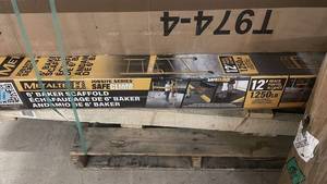 lot 202 image: Metaltech 6 ft Baker Style Rolling Scaffold Platform Jobsite