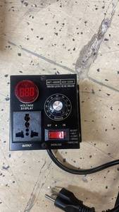 lot 207 image: WWZM2MB AC PWM Motor Speed Controller with Digital Display