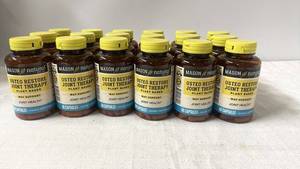 lot 220 image: Lot of 18 Mason Natural Osteo Restore Joint Therapy 60 Capsules Each