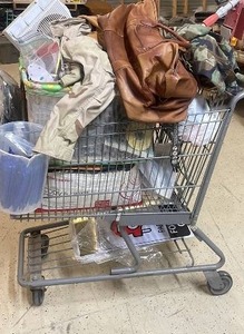 lot 253 image: Cart Full of Goodies Cart Not Included