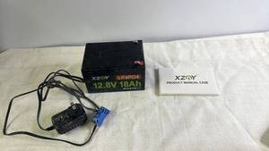 lot 262 image: XZNY 12.8V 18Ah LiFePO4 Rechargeable Battery with Charger and Manual