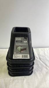 lot 264 image: Set of 4 Everbilt Heavy Duty 6 Inch Bed Risers