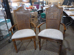 lot 48 image: 2 Captain Dining Chairs