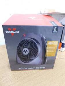lot 41 image: New - Vornado VH200 1500-Watt Electric Portable Space Heater, Whole Room Vortex Heat Circulation, Charcoal