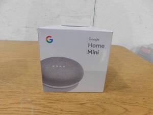 lot 34 image: New - Google Home Mini Chalk