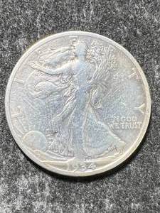 lot 42 image: 1934-S US WALKING LIBERTY HALF DOLLAR