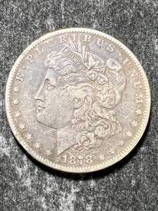 lot 48 image: 1878-S US MORGAN SILVER DOLLAR
