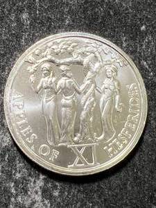 lot 49 image: 1 TROY OZ .999 FINE SILVER ROUND