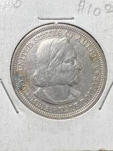 lot 52 image: 1893 US COLOMBIAN EXPO HALF DOLLAR