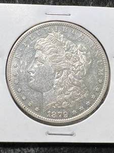 lot 61 image: 1879-S US MORGAN SILVER DOLLAR